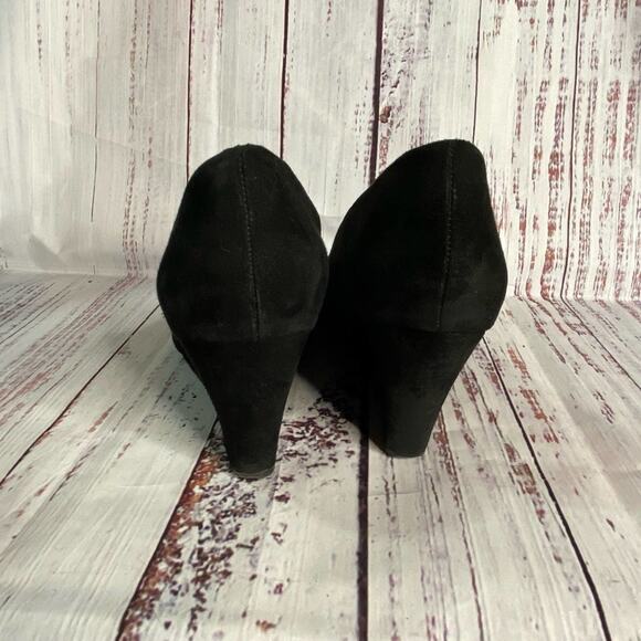 Target Black Womans Wedges Sz 8.5 - Picture 4 of 7